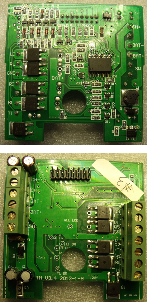 Trailermate Prototype Circuit Board